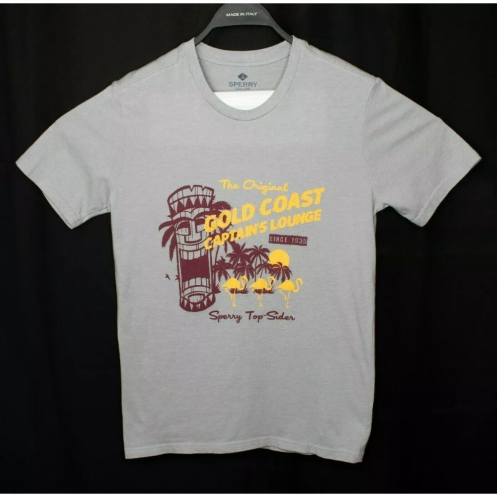 Gray Sperry Top-Sider Original Gold Coast T-Shirt